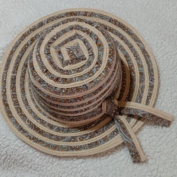 Magid Hats Tan and Brown w/ Paisley Print - Picture 8 of 12